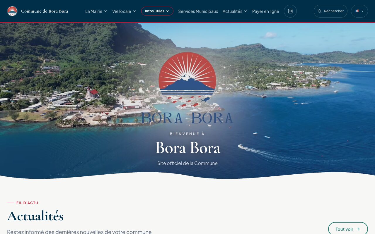 Site officiel Commune de Bora Bora — borabora.pf