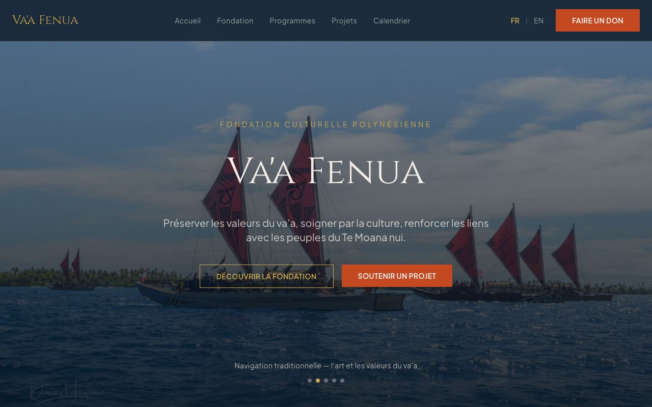 Site Va'a Fenua — fondation culturelle